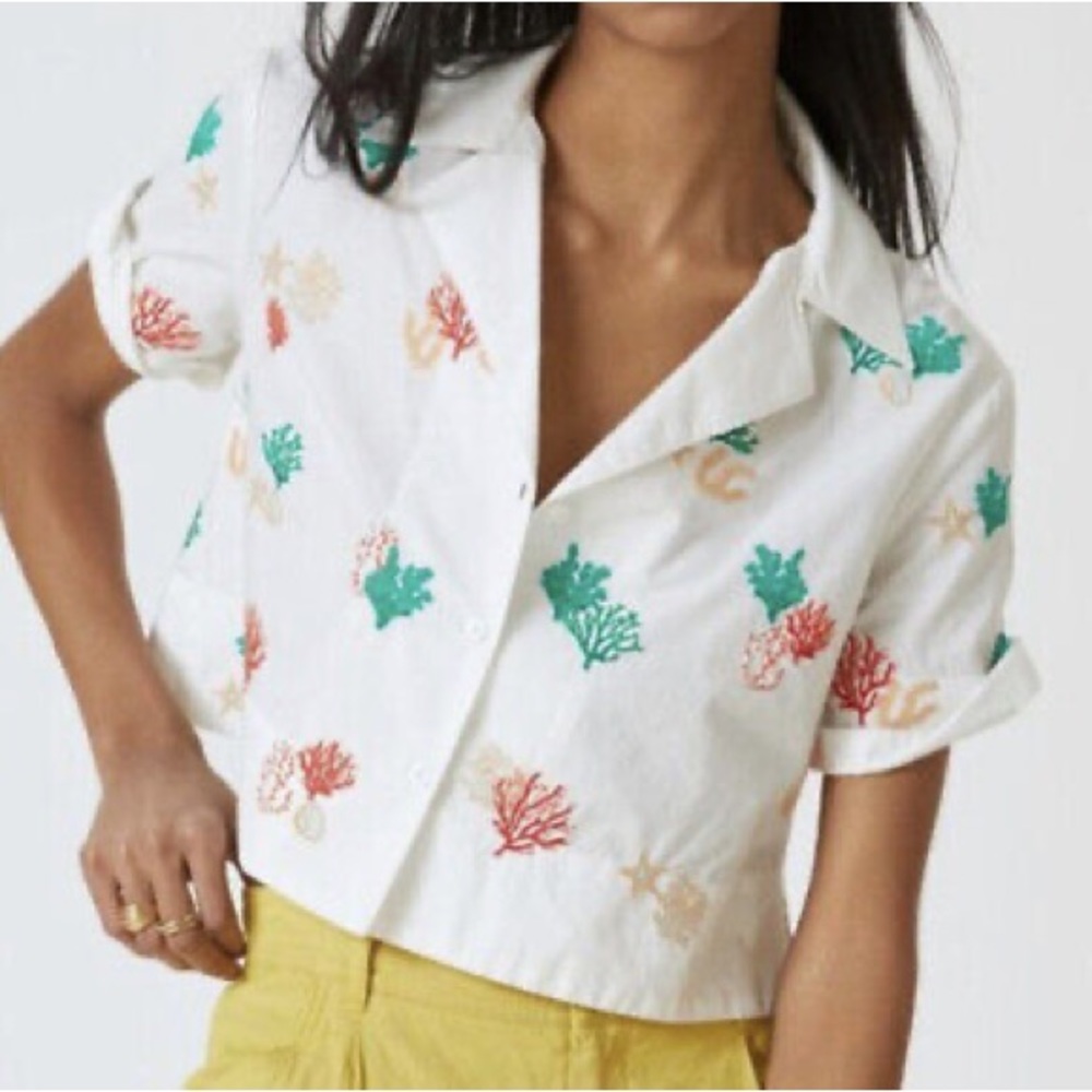 Anthropologie Maeve Cotton Top
